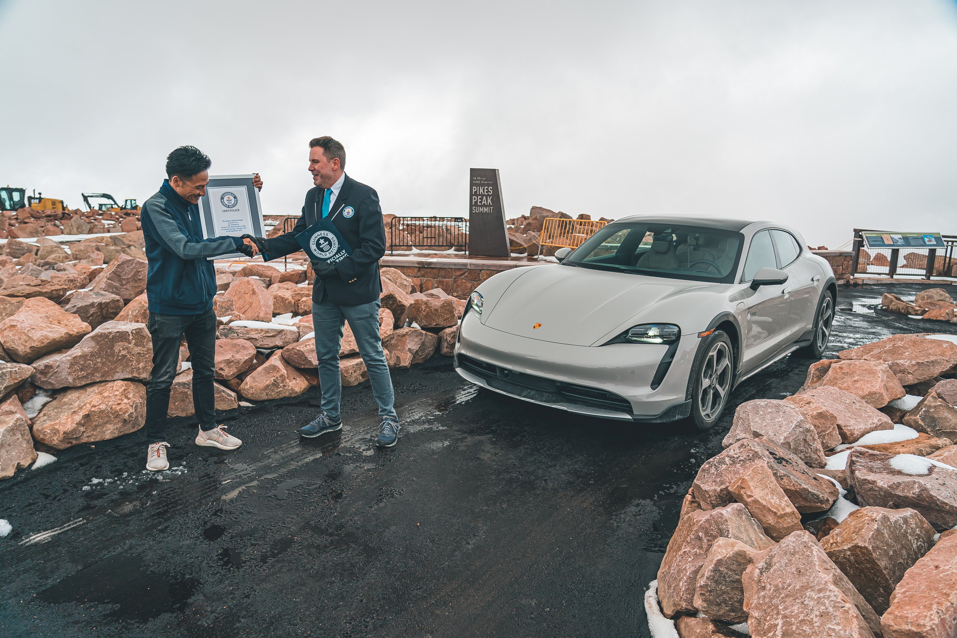 Porsche Breaks The World Record For The Greatest Altitude Change Ever Achieved By An EV