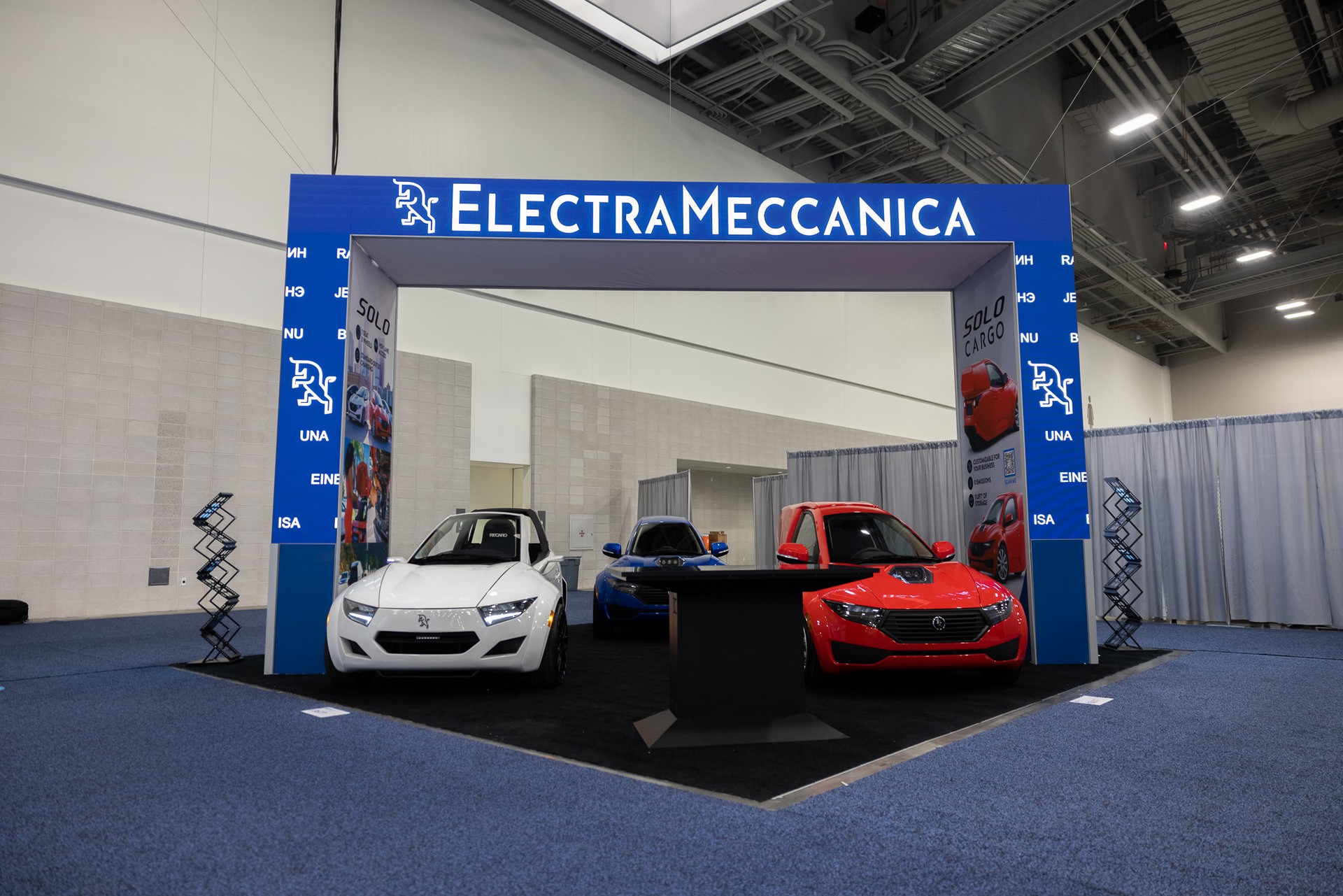 ElectraMeccanica Solo EV Concept Shows Off High-Tech Interior At CES