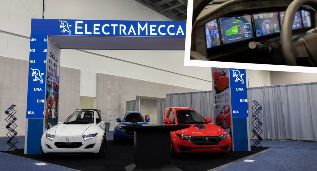  ElectraMeccanica Solo EV Concept Shows Off High-Tech Interior At CES