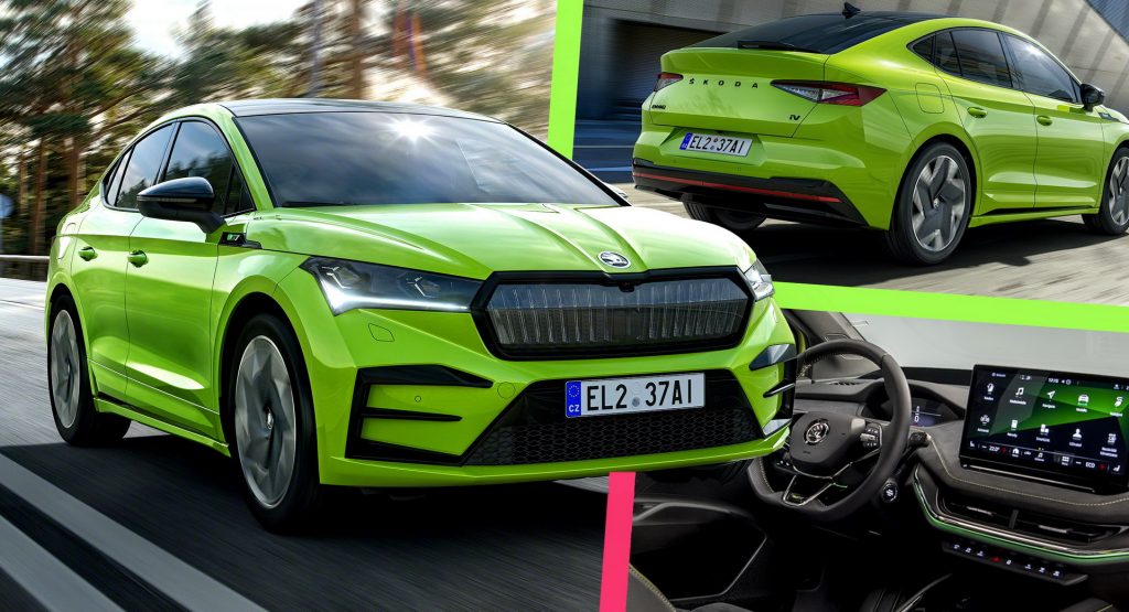  New Skoda Enyaq Coupe iV EV Is Coming For The Kia EV6 With RWD, AWD And Hot RS Version