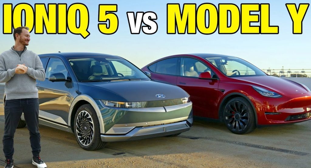  The Hyundai Ioniq 5 Just Beat The Tesla Model Y In Its First Head-To-Head Test