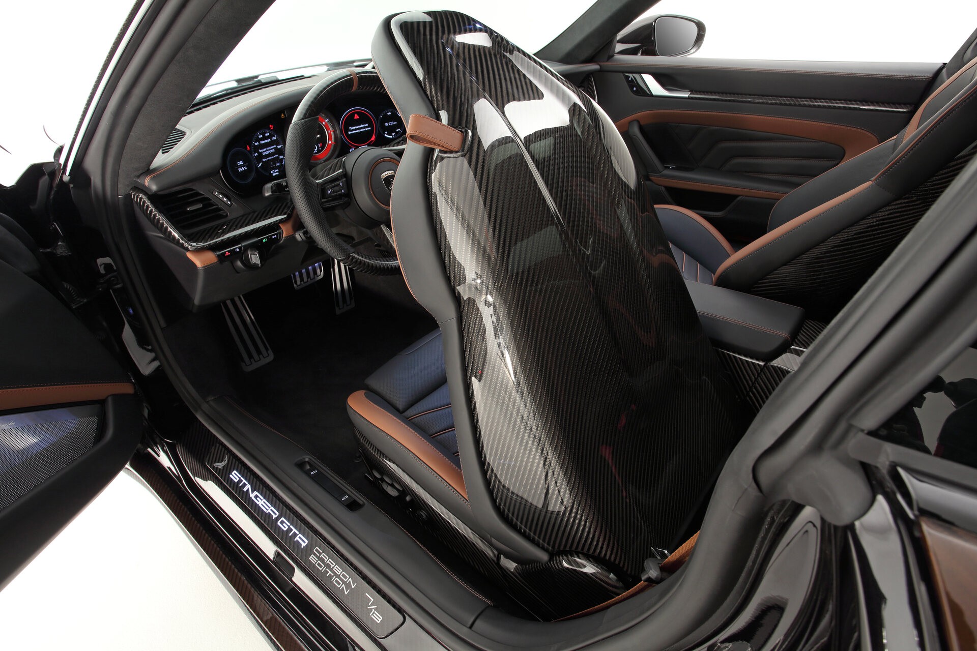 TopCar Dresses Their Tuned Porsche 911 Turbo S In Brown Carbon Fiber