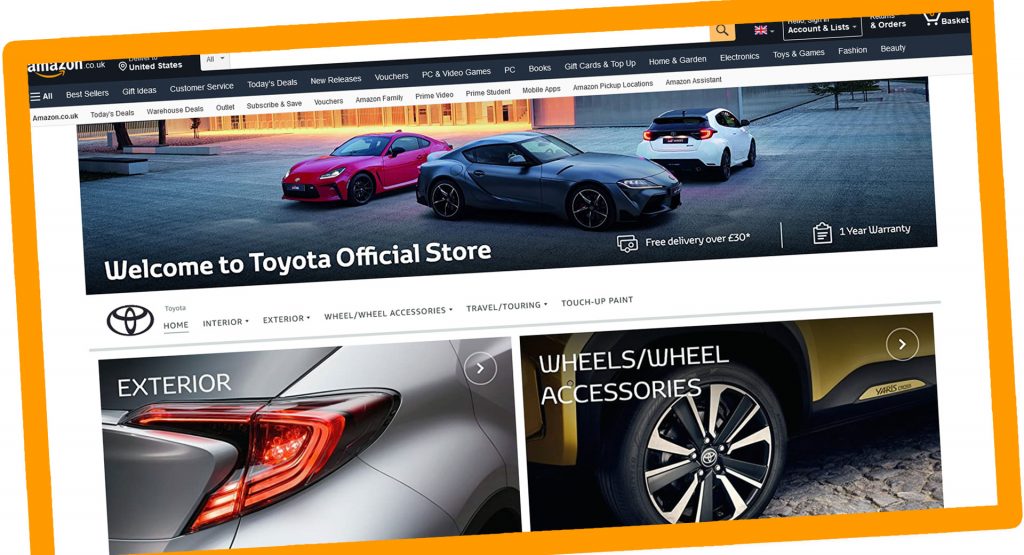  Toyota And Lexus Open Official Online Shop On Amazon UK