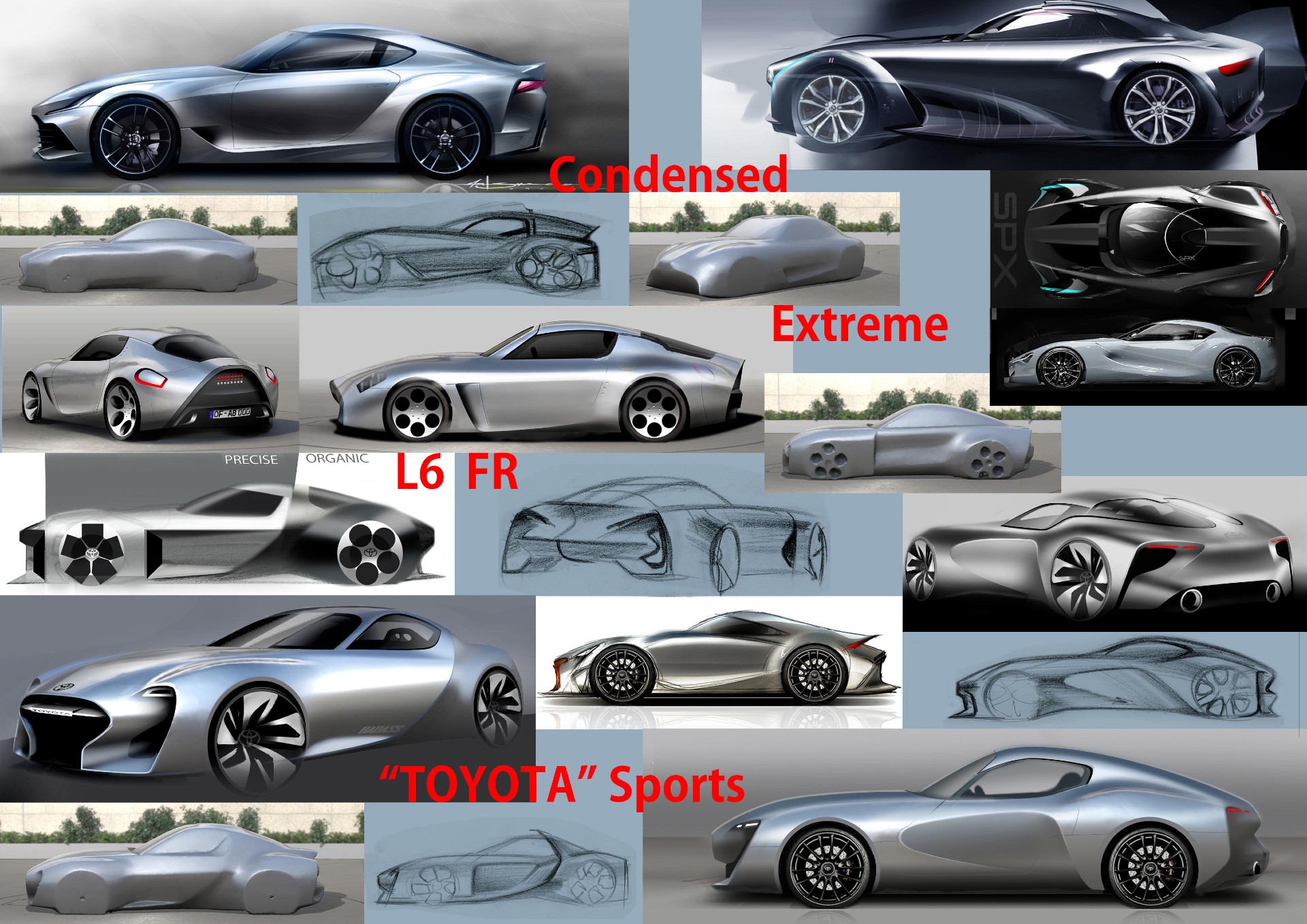 Take A Look At Toyota’s Early Design Proposals For The GR Supra Mk5