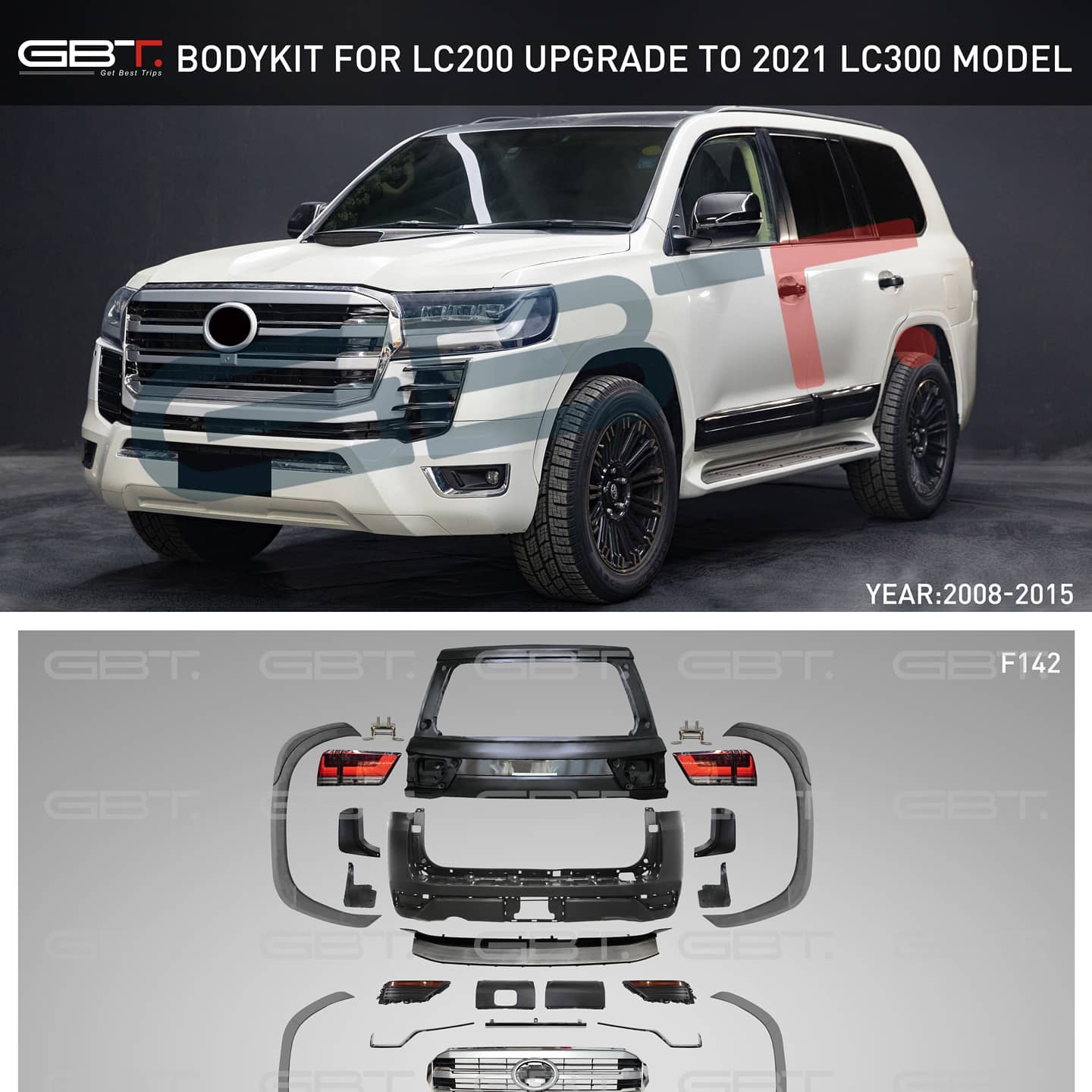 Can’t Wait In Line For A New Toyota Land Cruiser? Chinese Brand Will Turn Your Old 200 Into A 300 Series Lookalike