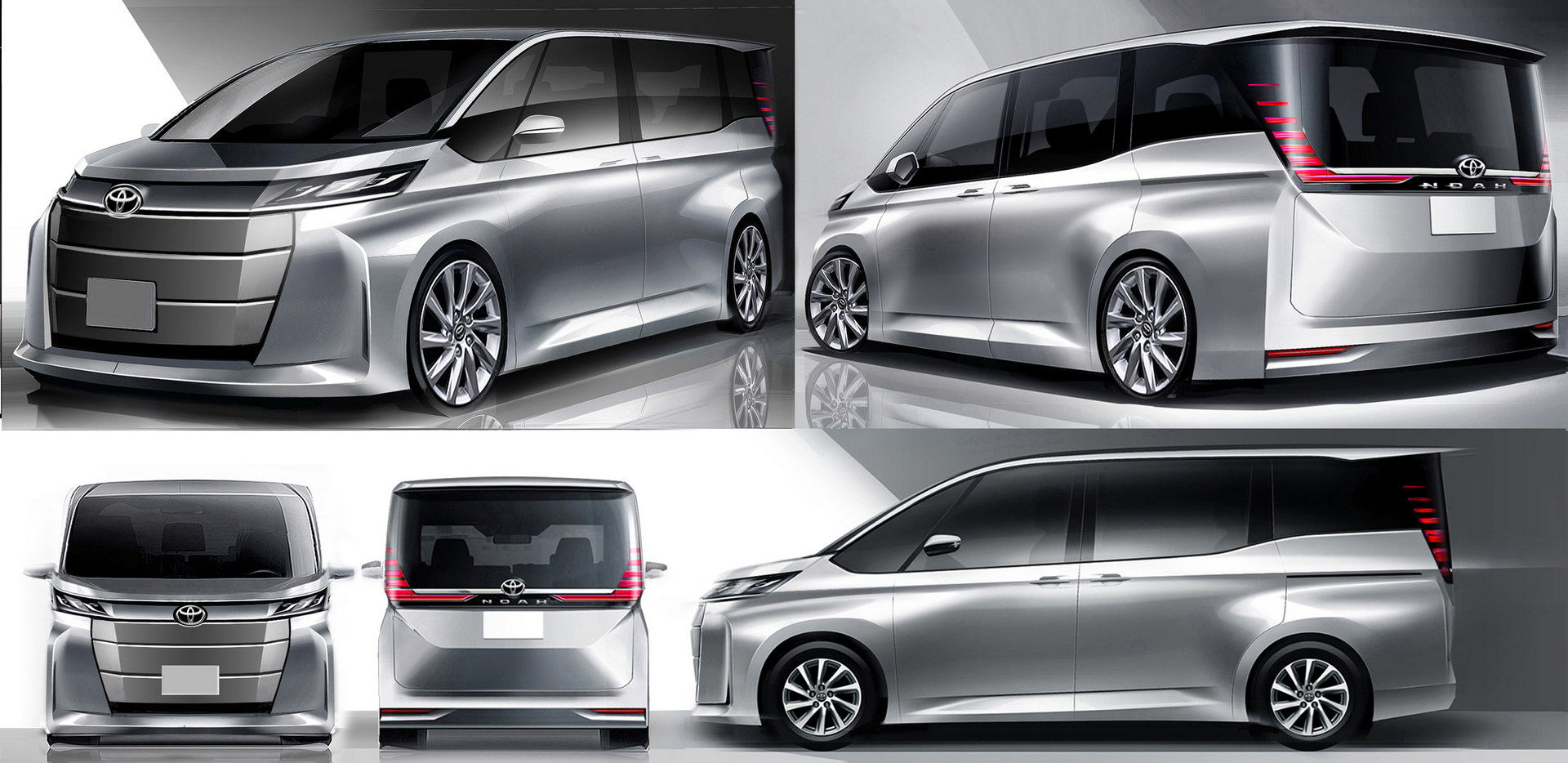 Toyota Noah And Voxy Minivans Debut In Japan With Up To Eight Seats And New Tech