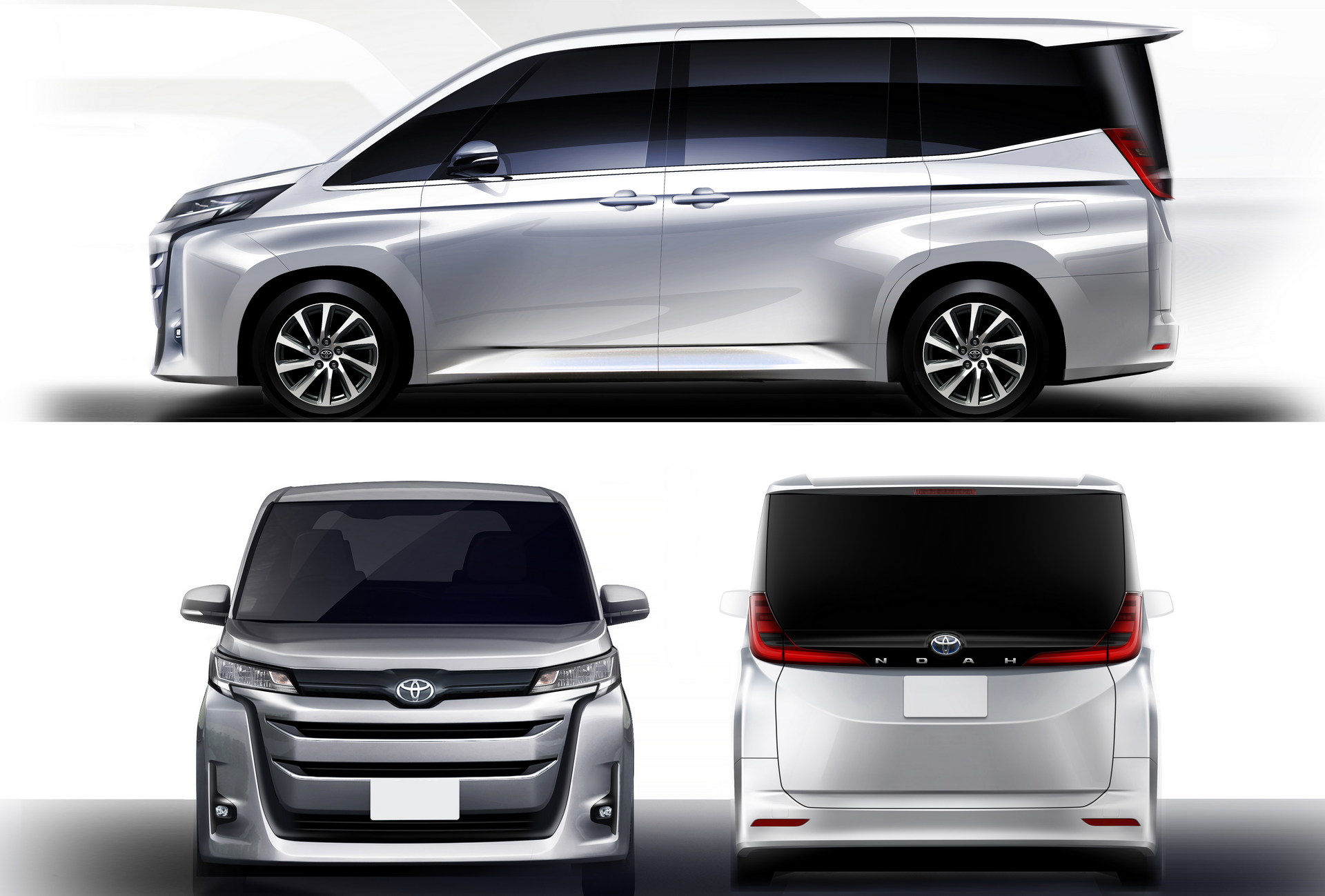 Toyota Noah And Voxy Minivans Debut In Japan With Up To Eight Seats And New Tech