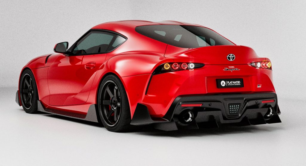  Toyota GR Supra Mk5 Looks Pretty Sweet With Tuner’s Throwback A80-Inspired Taillights