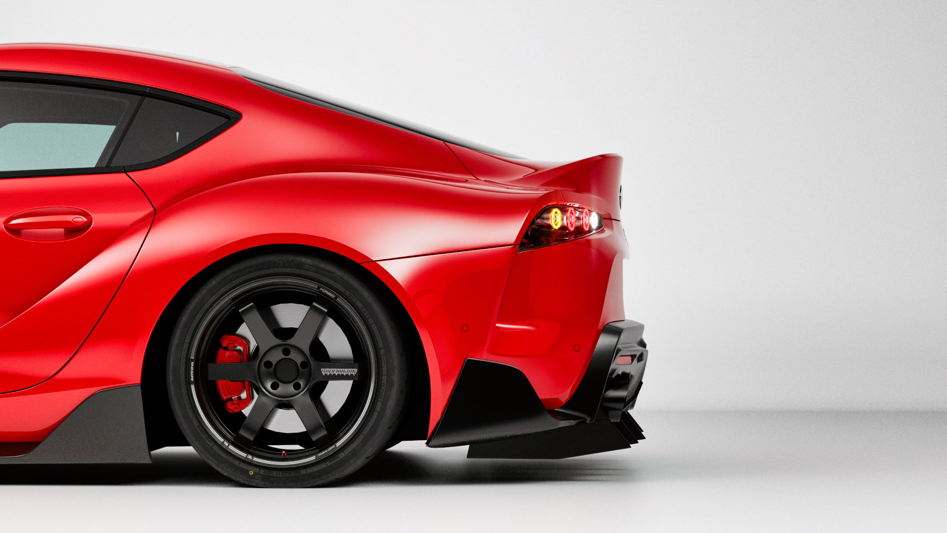 Toyota GR Supra Mk5 Looks Pretty Sweet With Tuner’s Throwback A80-Inspired Taillights