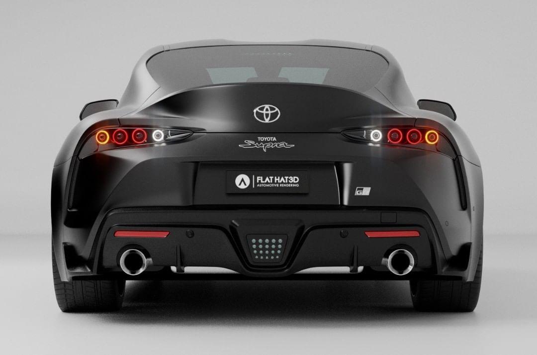 Toyota GR Supra Mk5 Looks Pretty Sweet With Tuner’s Throwback A80-Inspired Taillights