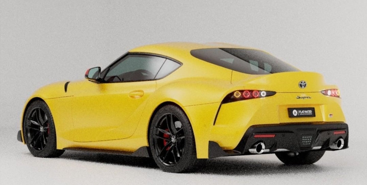 Toyota GR Supra Mk5 Looks Pretty Sweet With Tuner’s Throwback A80-Inspired Taillights