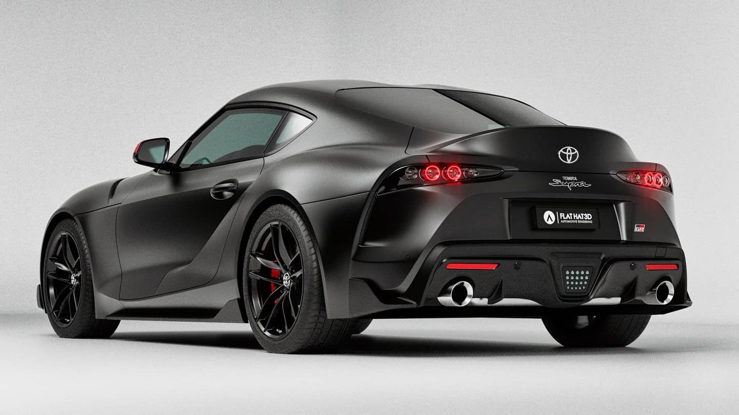 Toyota GR Supra Mk5 Looks Pretty Sweet With Tuner’s Throwback A80-Inspired Taillights