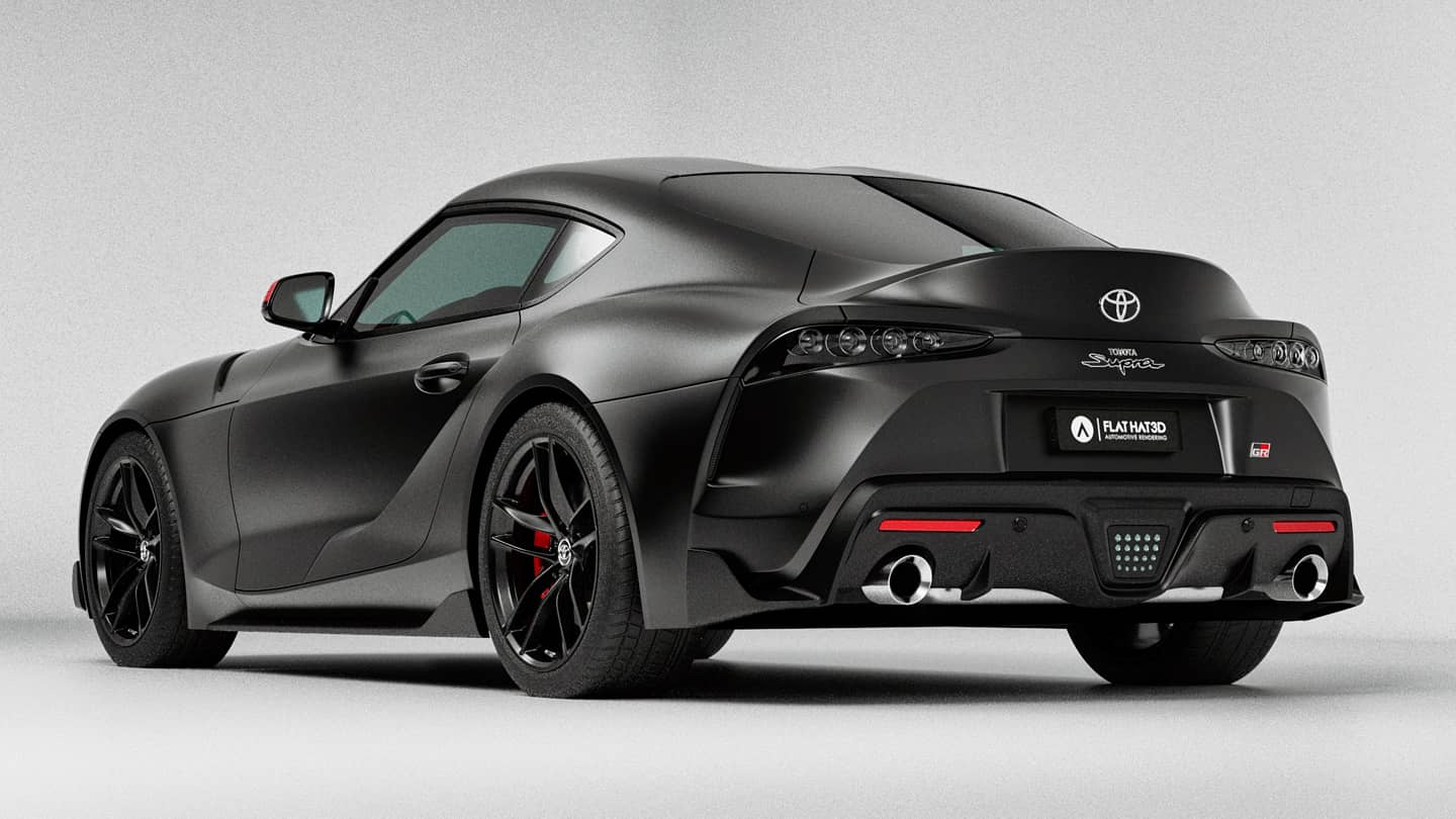 Toyota GR Supra Mk5 Looks Pretty Sweet With Tuner’s Throwback A80-Inspired Taillights