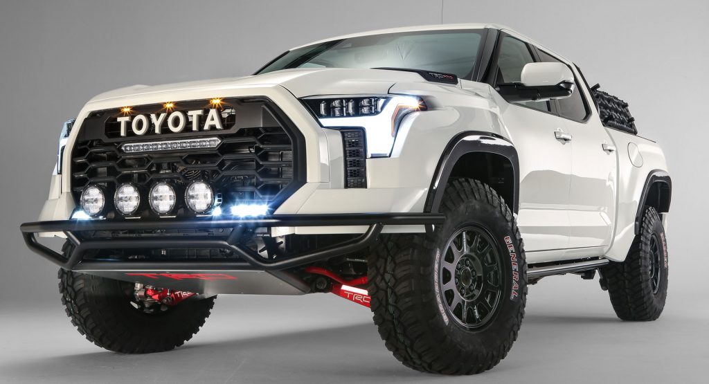  Toyota Reportedly Testing A Hardcore F-150 Raptor Competitor