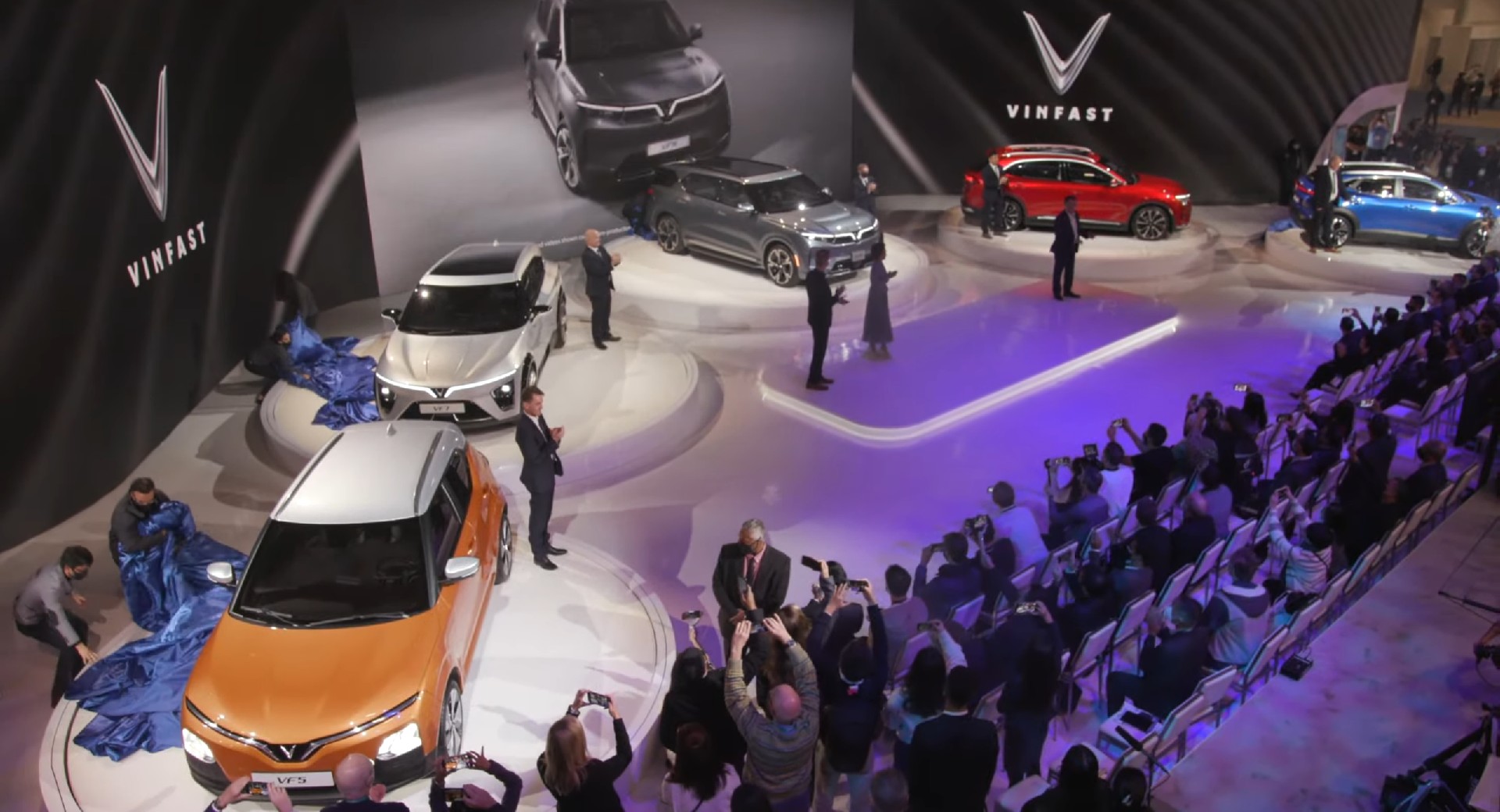 VinFast Unveils VF5, VF6, and VF7 Electric SUVs At CES, Announces Pricing For VF8 And VF9