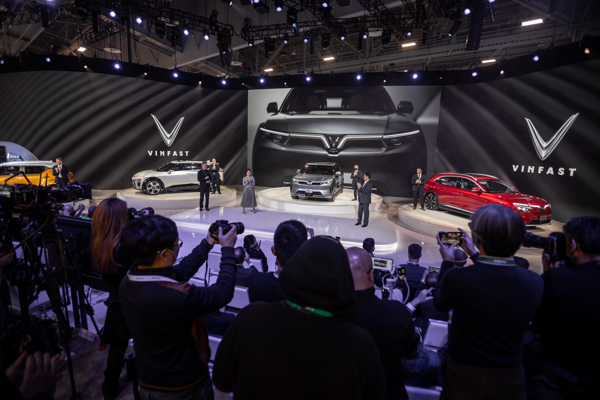 VinFast Unveils VF5, VF6, and VF7 Electric SUVs At CES, Announces Pricing For VF8 And VF9