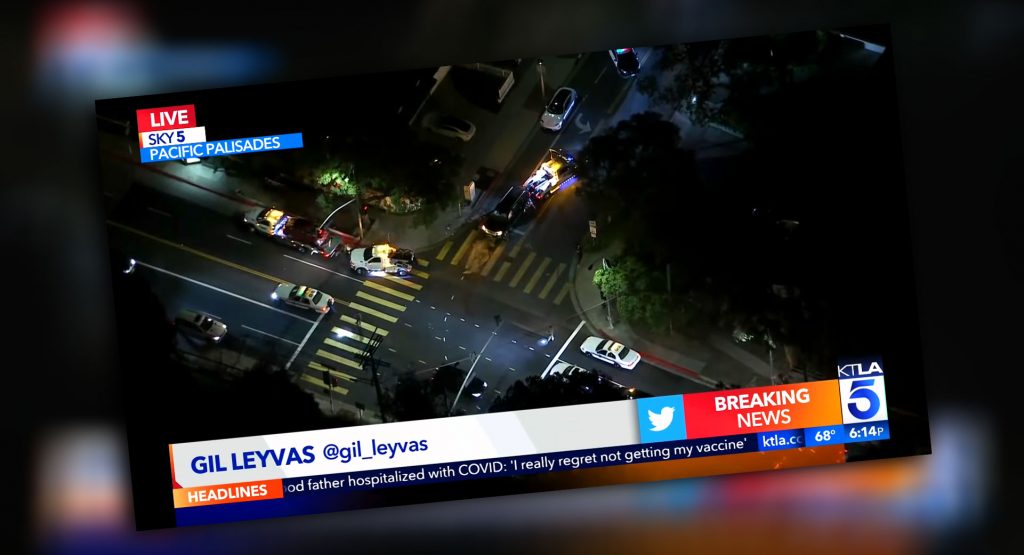 Arnold Schwarzenegger’s GMC Yukon Ran Over A Toyota Prius In Multi Car Crash