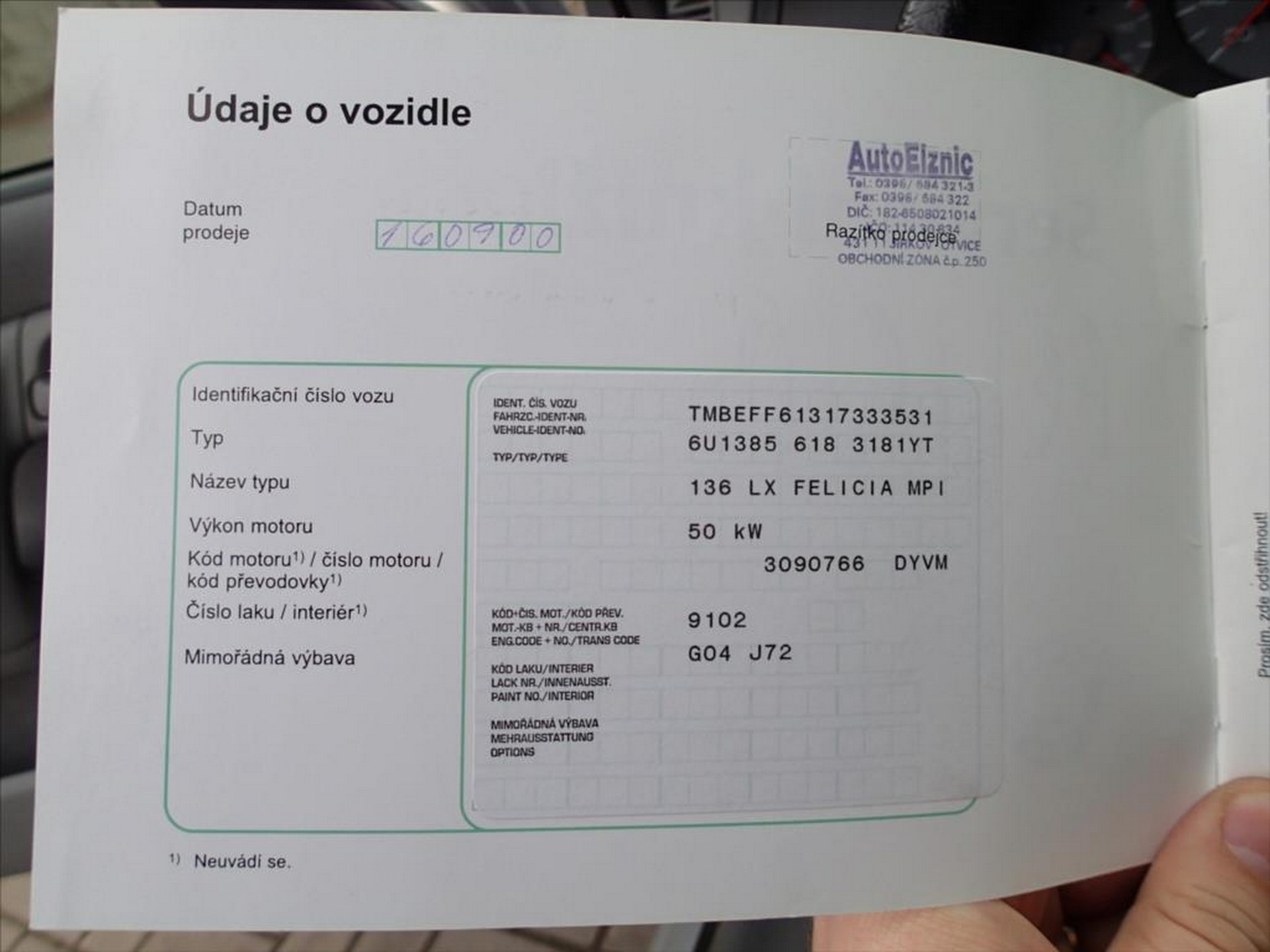 How Much Would You Pay For This Low-Mileage Skoda Felicia?