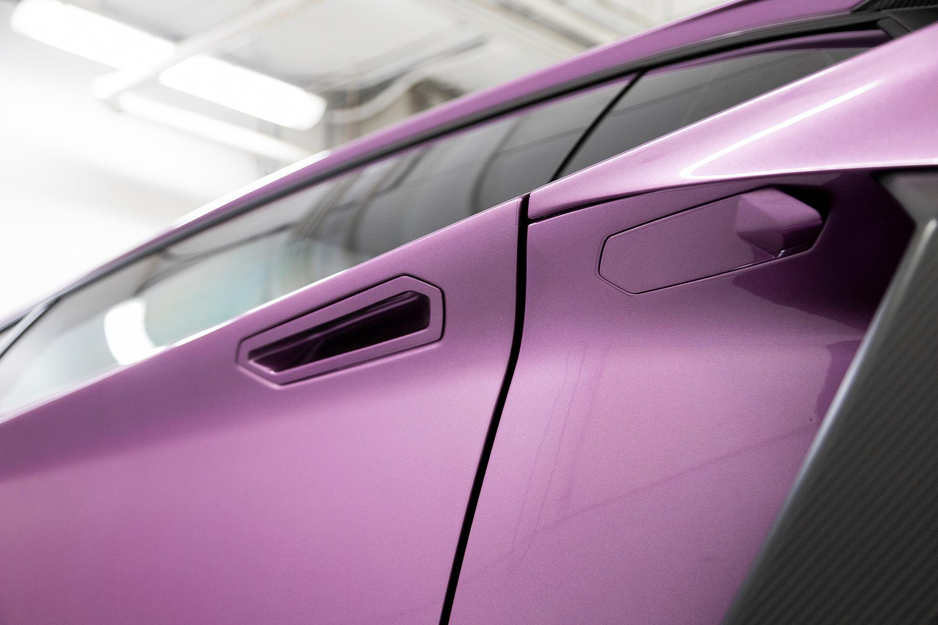 Gorgeous Lamborghini Aventador SV In SE30 Viola Pays Respects To Its Diablo Grandfather