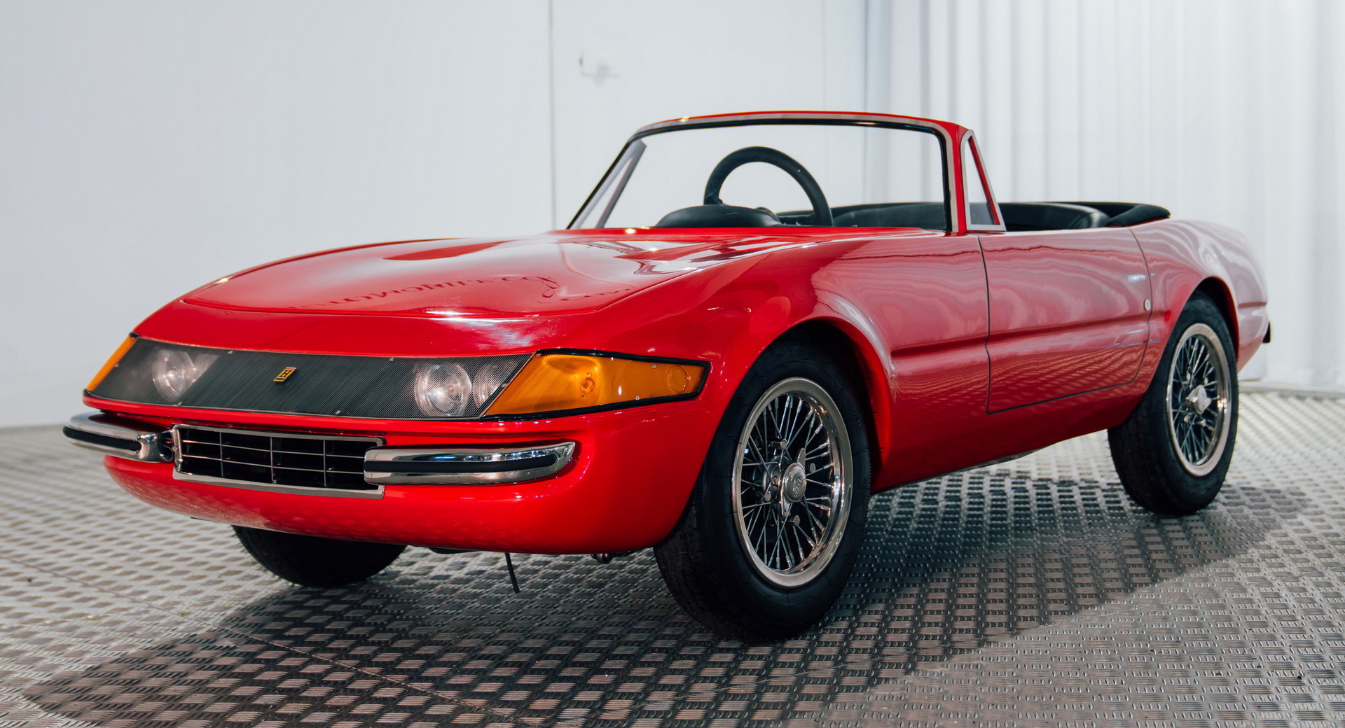 Spoil Your Kids (Or Yourself) With This $30,000 Mini Ferrari Daytona That Has A 0.1-liter Engine