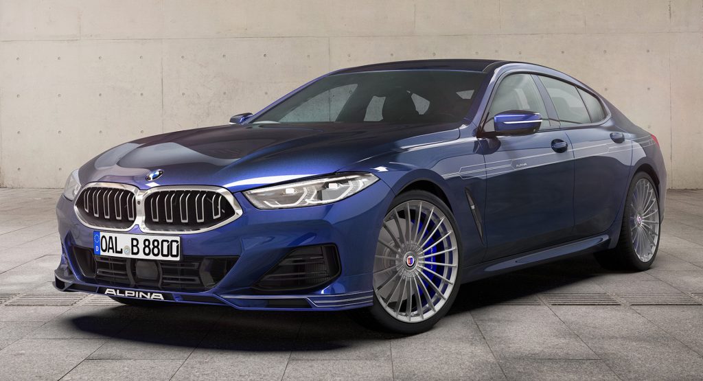  2023 Alpina B8 Gran Coupe Follows BMW 8 Series’ Footsteps With Glowing Grille