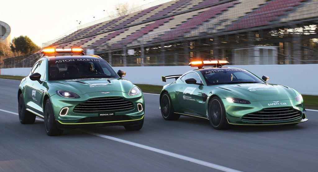  Aston Martin Will Supply F1 Safety And Medical Cars For 12 Grands Prix In 2022