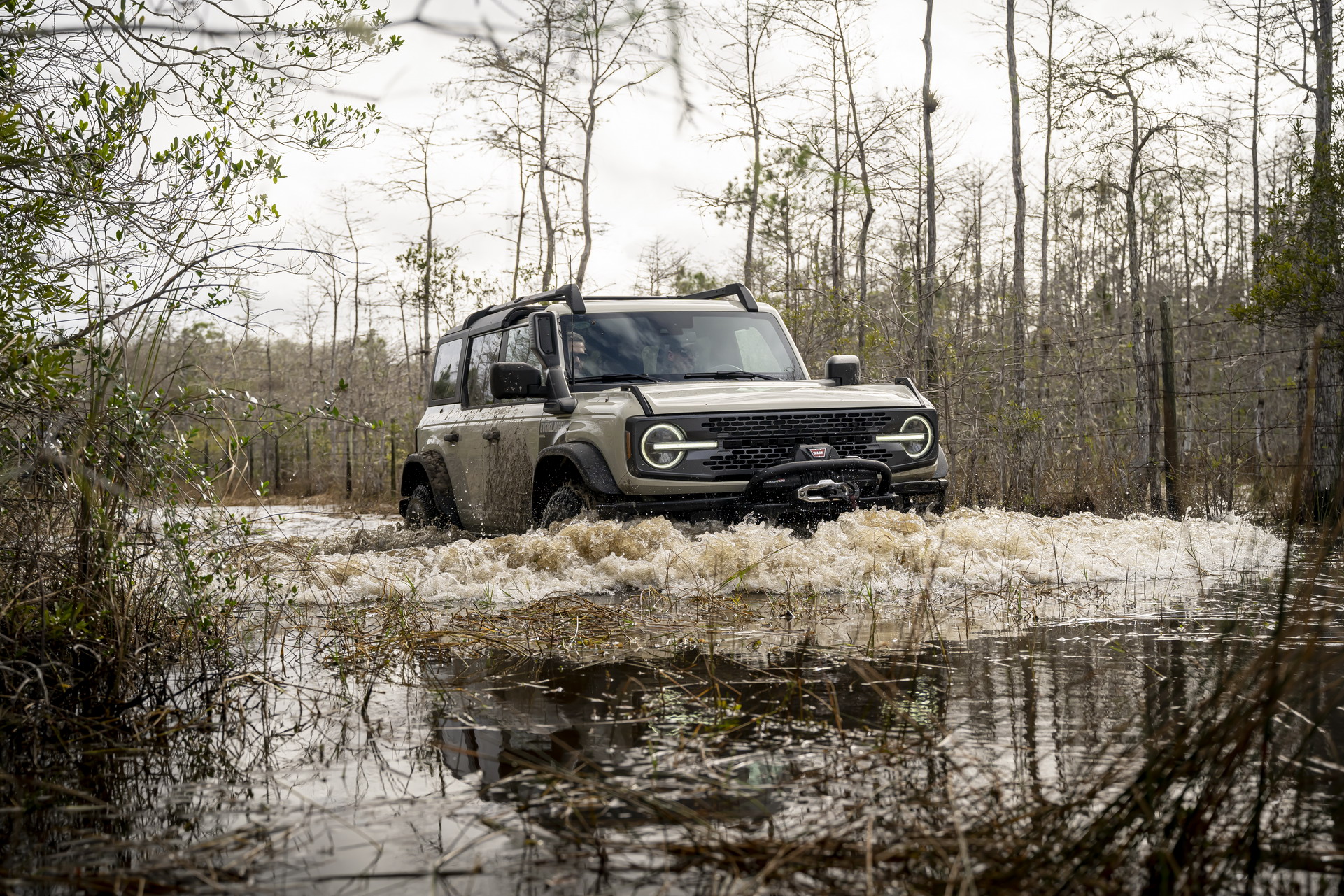 2022 Ford Bronco Everglades Gets Tough With A 10,000 Pound Winch And Snorkel For $53,000