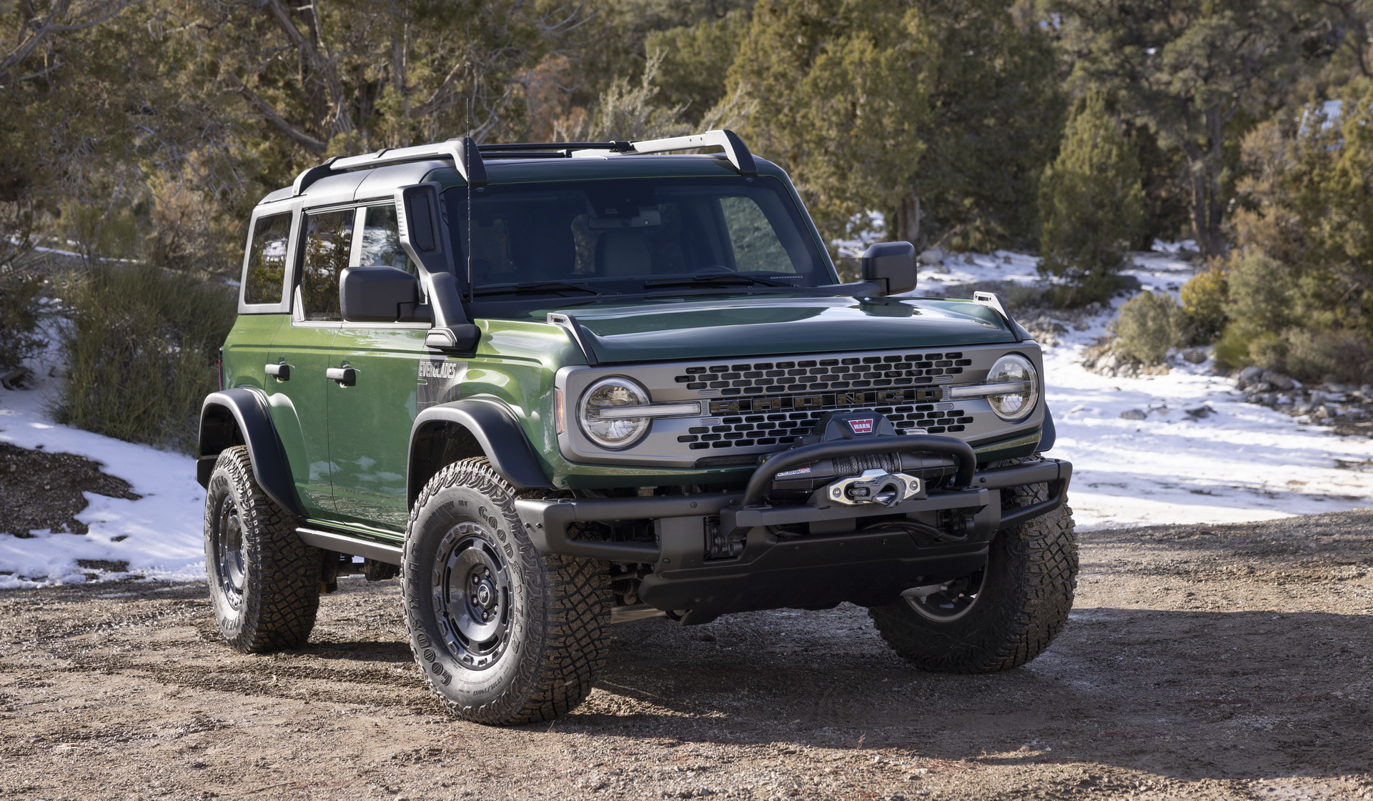 2022 Ford Bronco Everglades Gets Tough With A 10,000 Pound Winch And Snorkel For $53,000