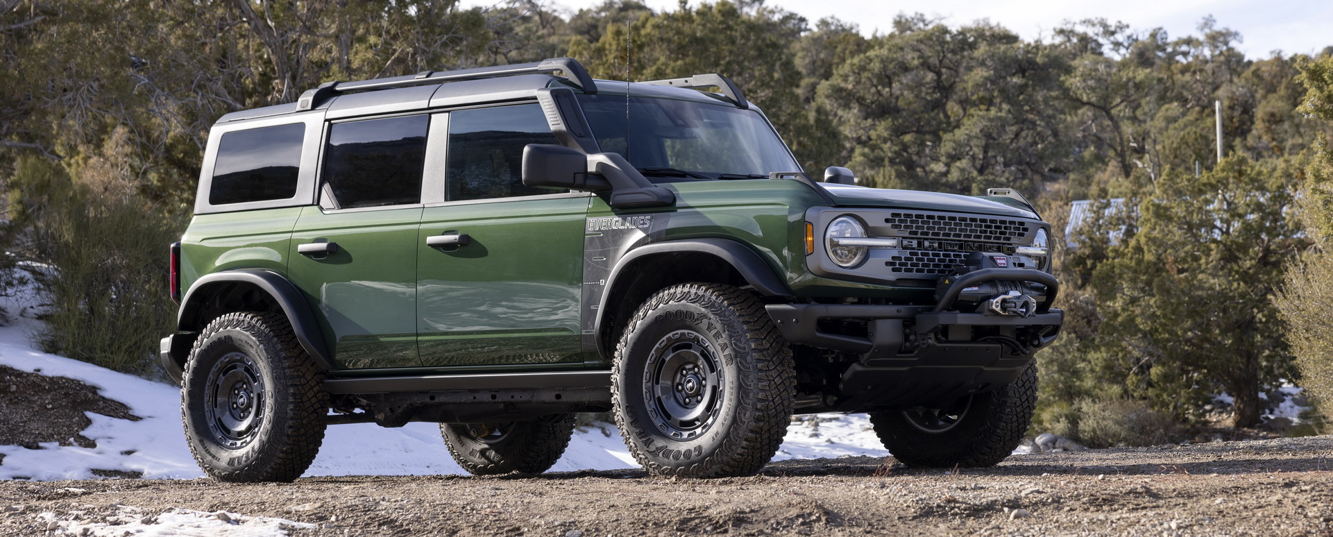 2022 Ford Bronco Everglades Gets Tough With A 10,000 Pound Winch And Snorkel For $53,000