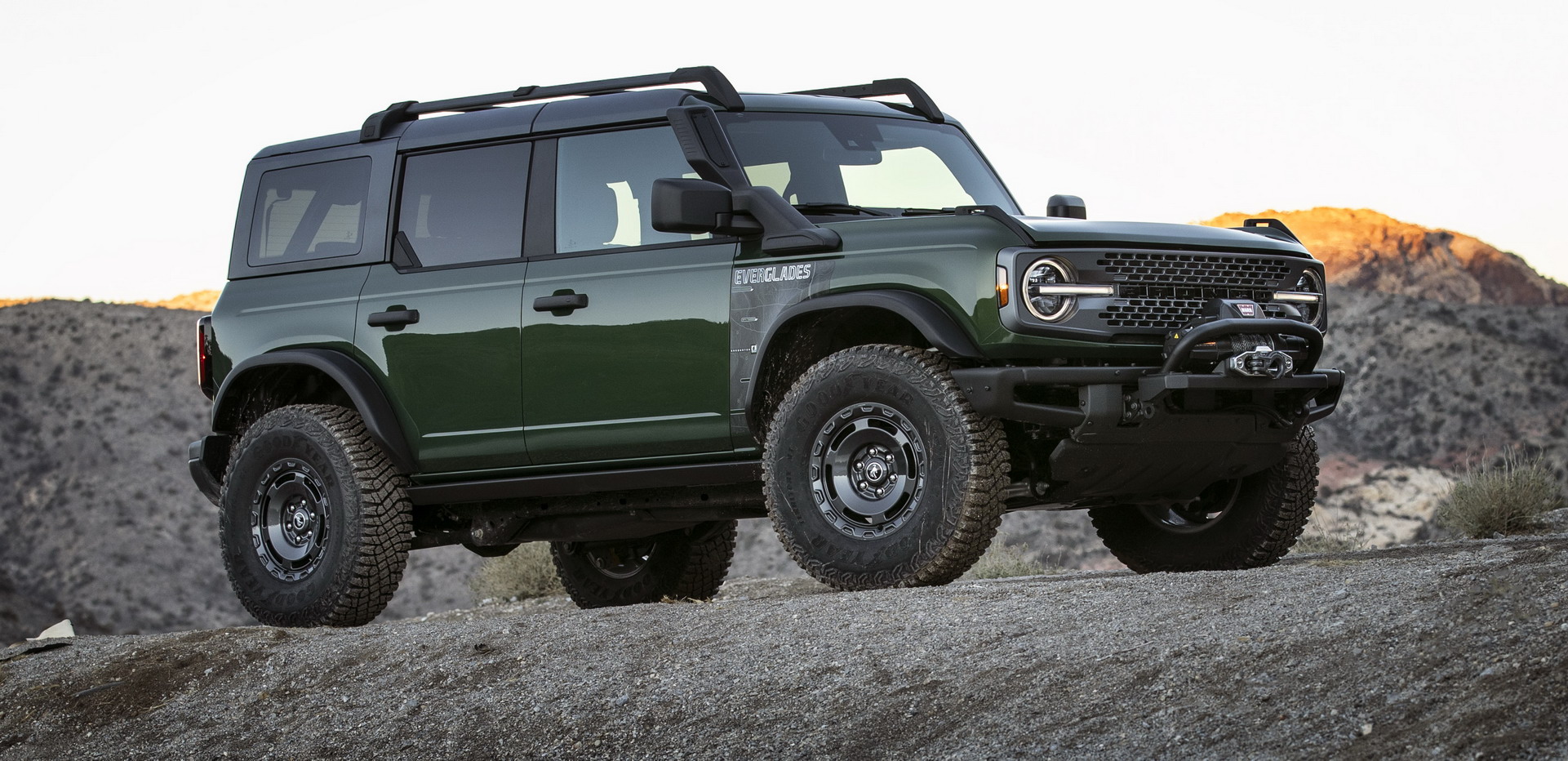 2022 Ford Bronco Everglades Gets Tough With A 10,000 Pound Winch And Snorkel For $53,000