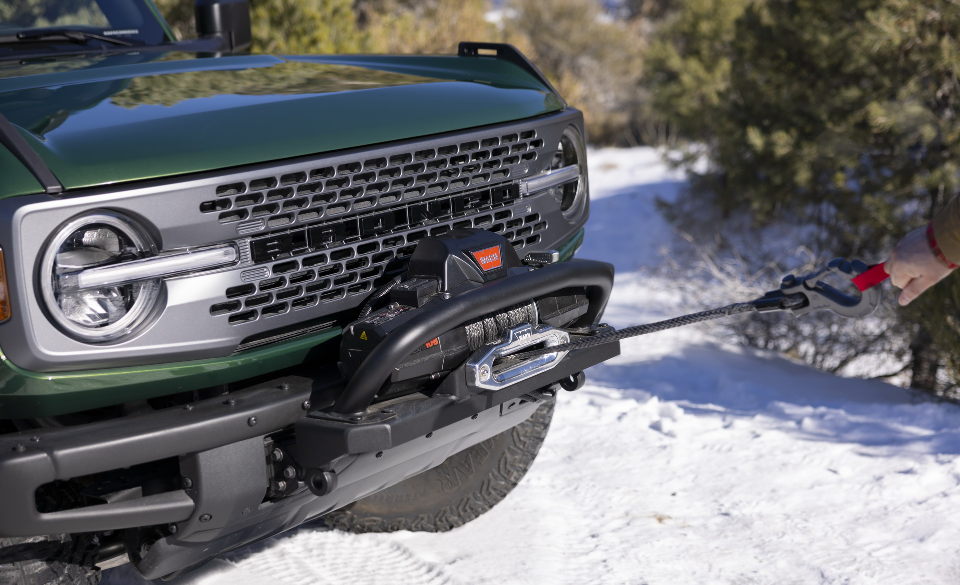 2022 Ford Bronco Everglades Gets Tough With A 10,000 Pound Winch And Snorkel For $53,000