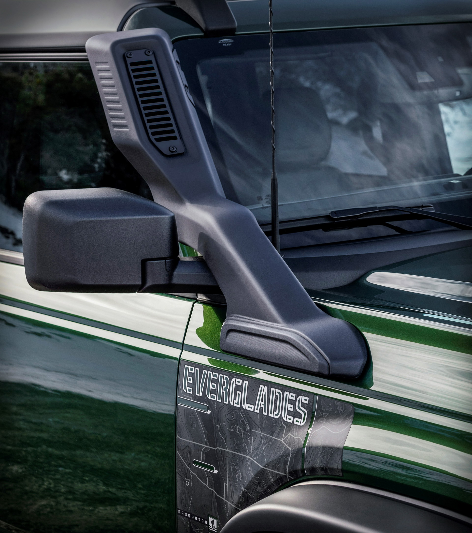 2022 Ford Bronco Everglades Gets Tough With A 10,000 Pound Winch And Snorkel For $53,000