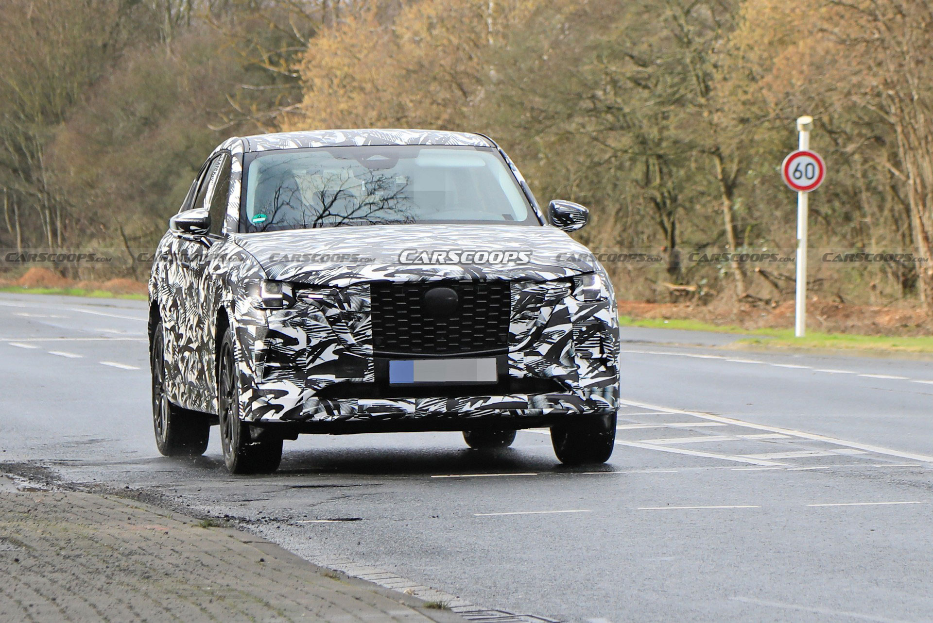 2022 Mazda CX-60 Spied Flaunting Four-Tailpipe Exhaust System, Debuts Next Month