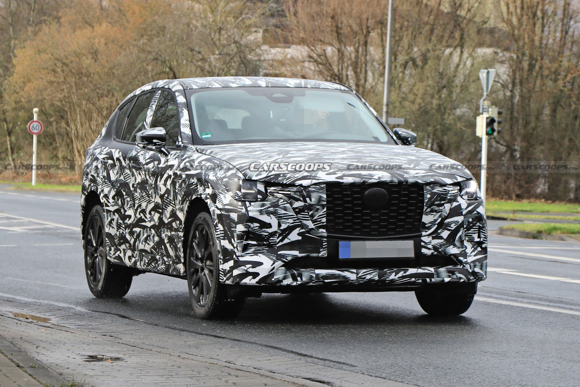 2022 Mazda CX-60 Spied Flaunting Four-Tailpipe Exhaust System, Debuts Next Month