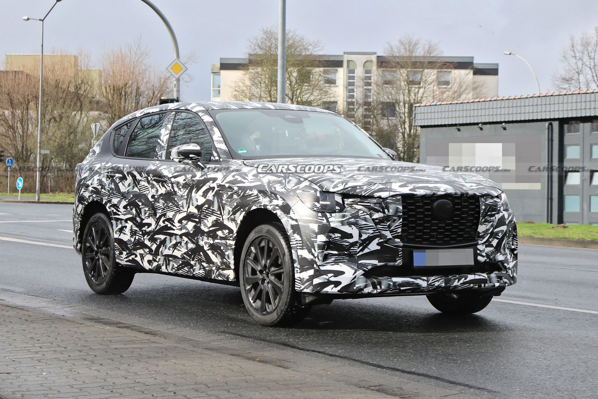 2022 Mazda CX-60 Spied Flaunting Four-Tailpipe Exhaust System, Debuts Next Month