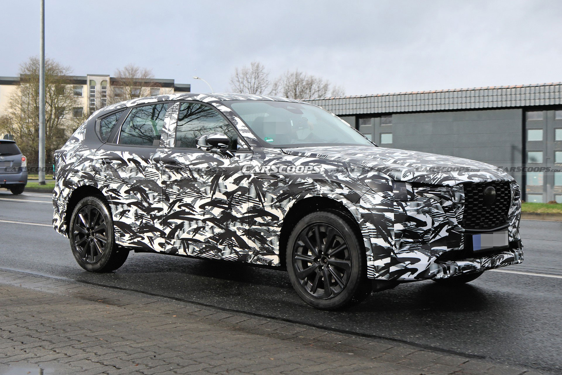 2022 Mazda CX-60 Spied Flaunting Four-Tailpipe Exhaust System, Debuts Next Month