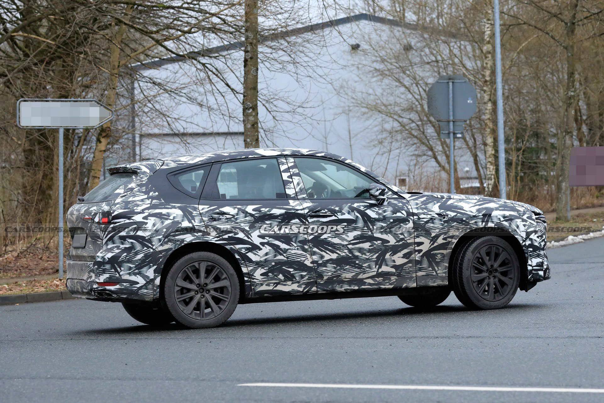 2022 Mazda CX-60 Spied Flaunting Four-Tailpipe Exhaust System, Debuts Next Month