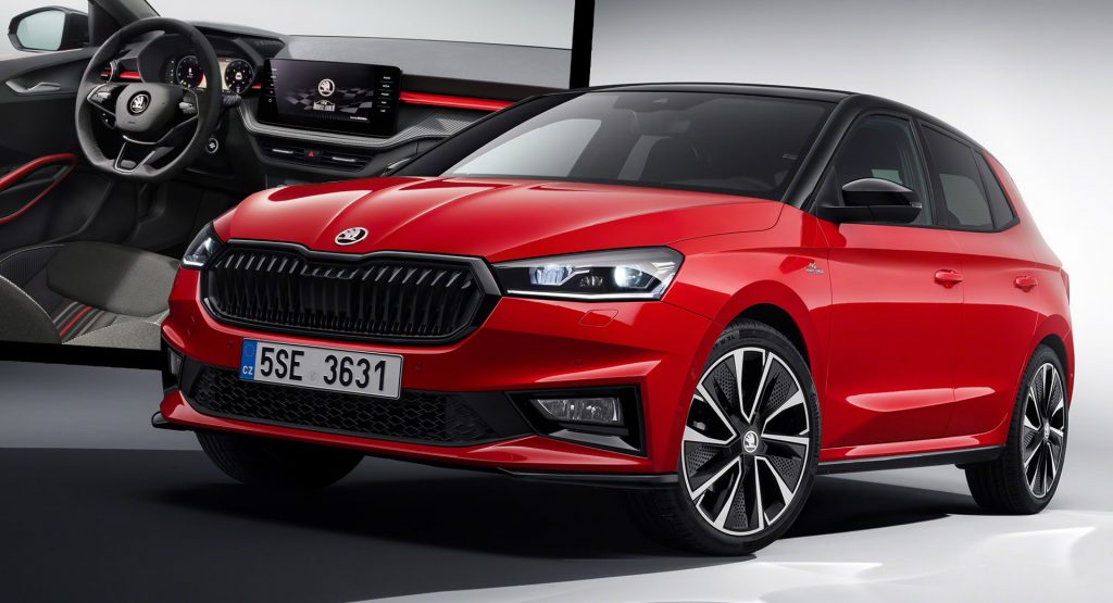  Skoda Fabia Monte Carlo Brings Warm Hatch Looks With Up To 148 HP
