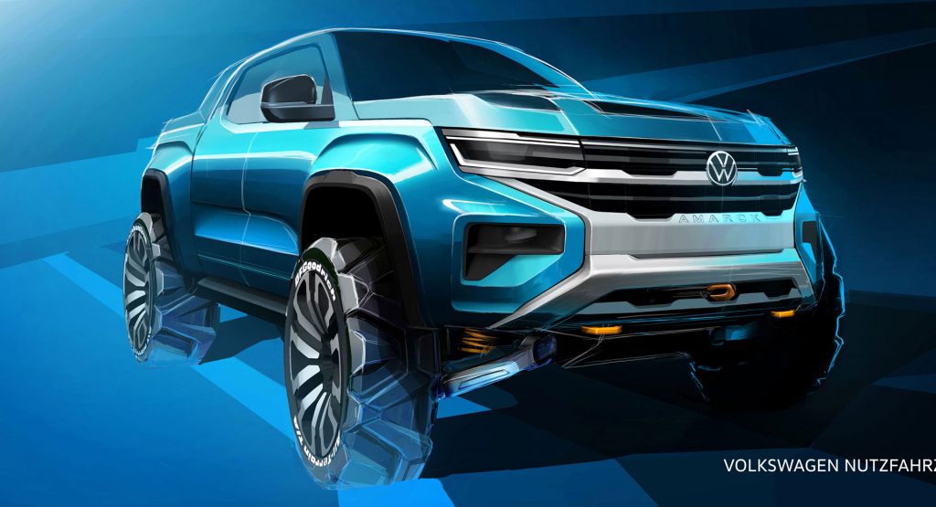  2023 VW Amarok Teased, Will Be Larger Than Its Predecessor And Sport A V6 TDI Engine