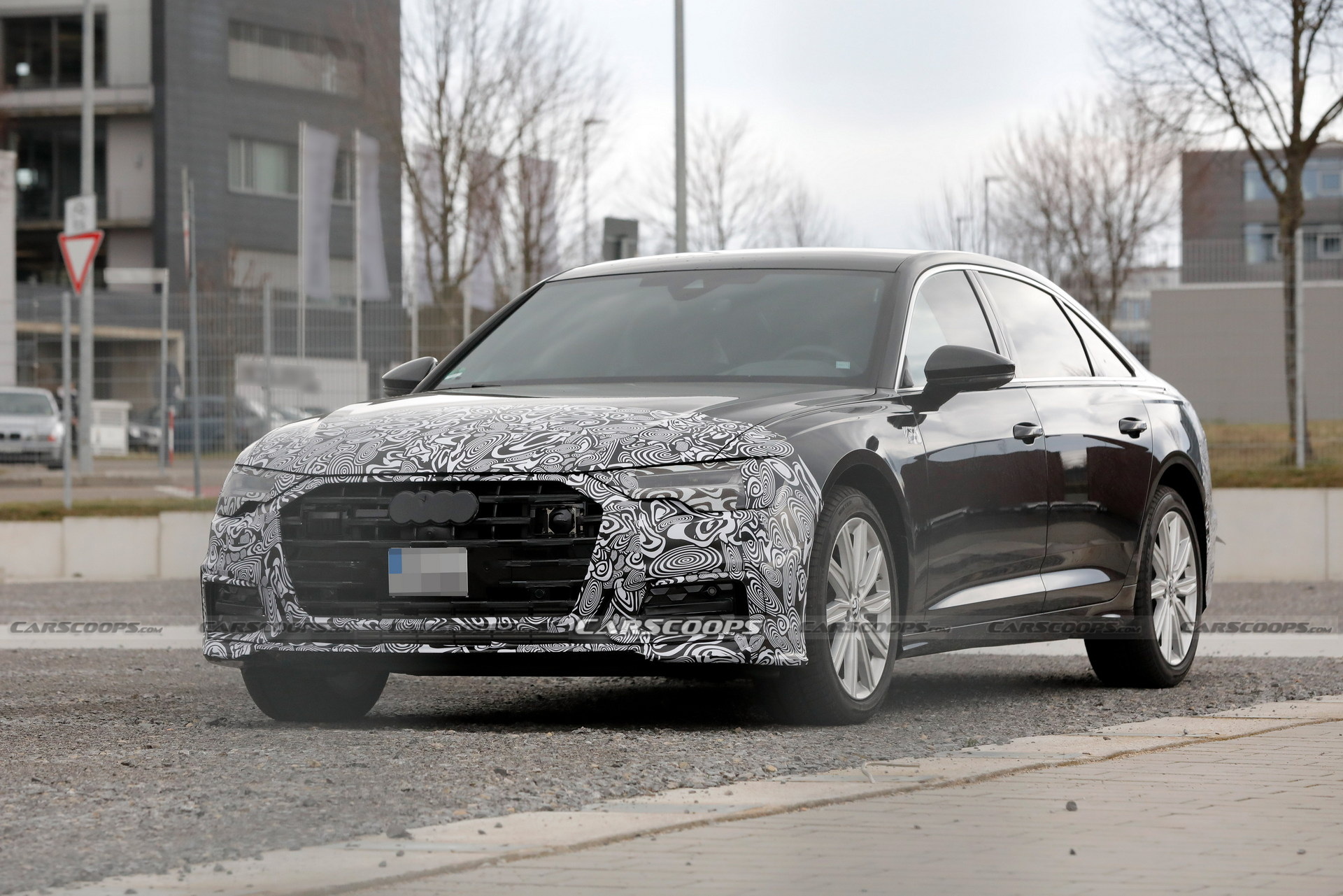 2023 Audi A6 L Facelift Nabbed In Disguise, Plays Spot The Differences (Updated)
