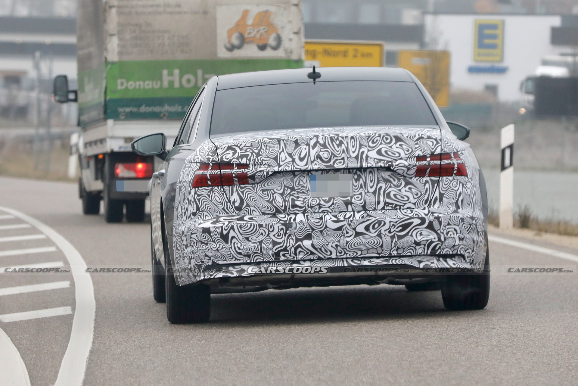 2023 Audi A6 L Facelift Nabbed In Disguise, Plays Spot The Differences (Updated)