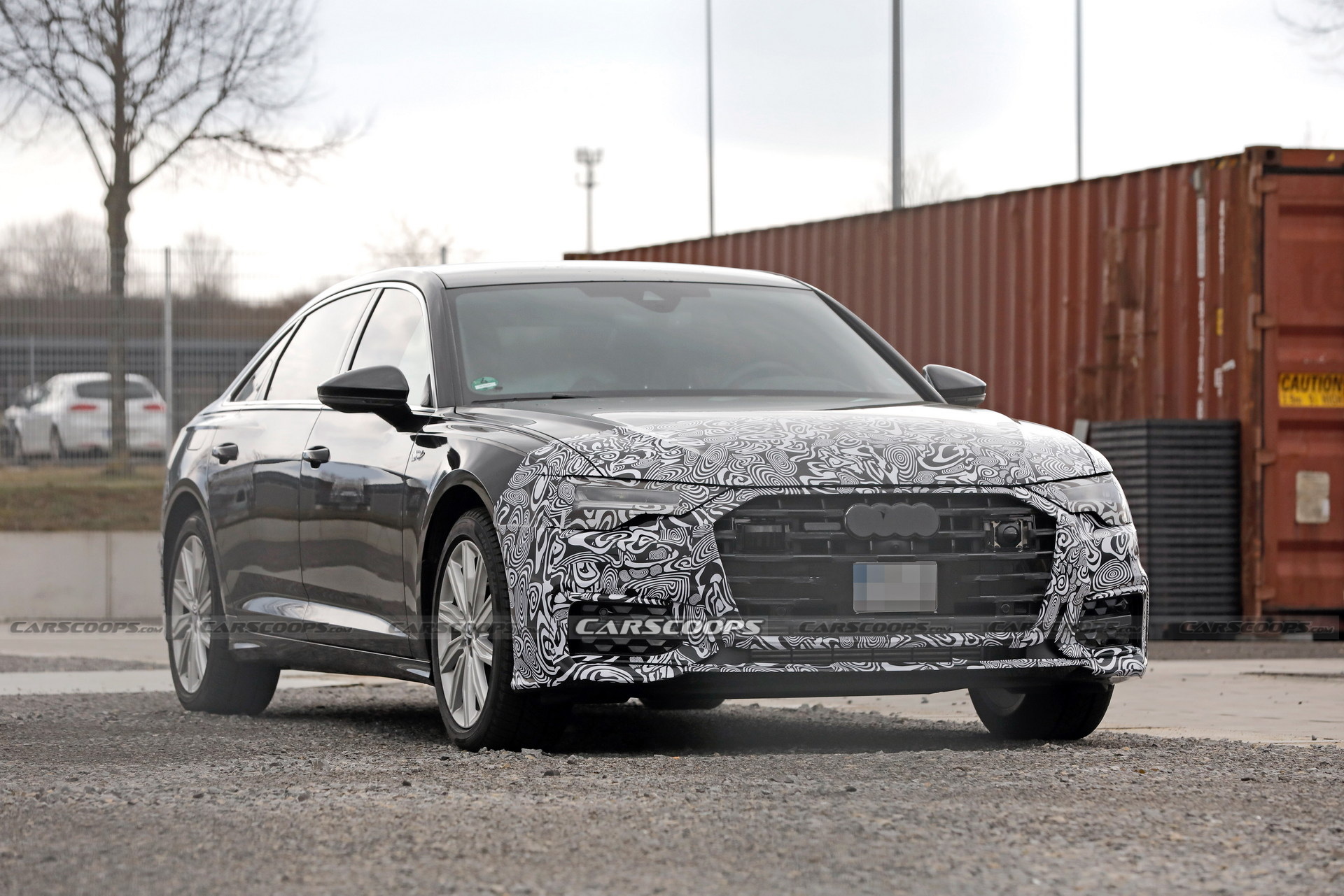 2023 Audi A6 L Facelift Nabbed In Disguise, Plays Spot The Differences (Updated)
