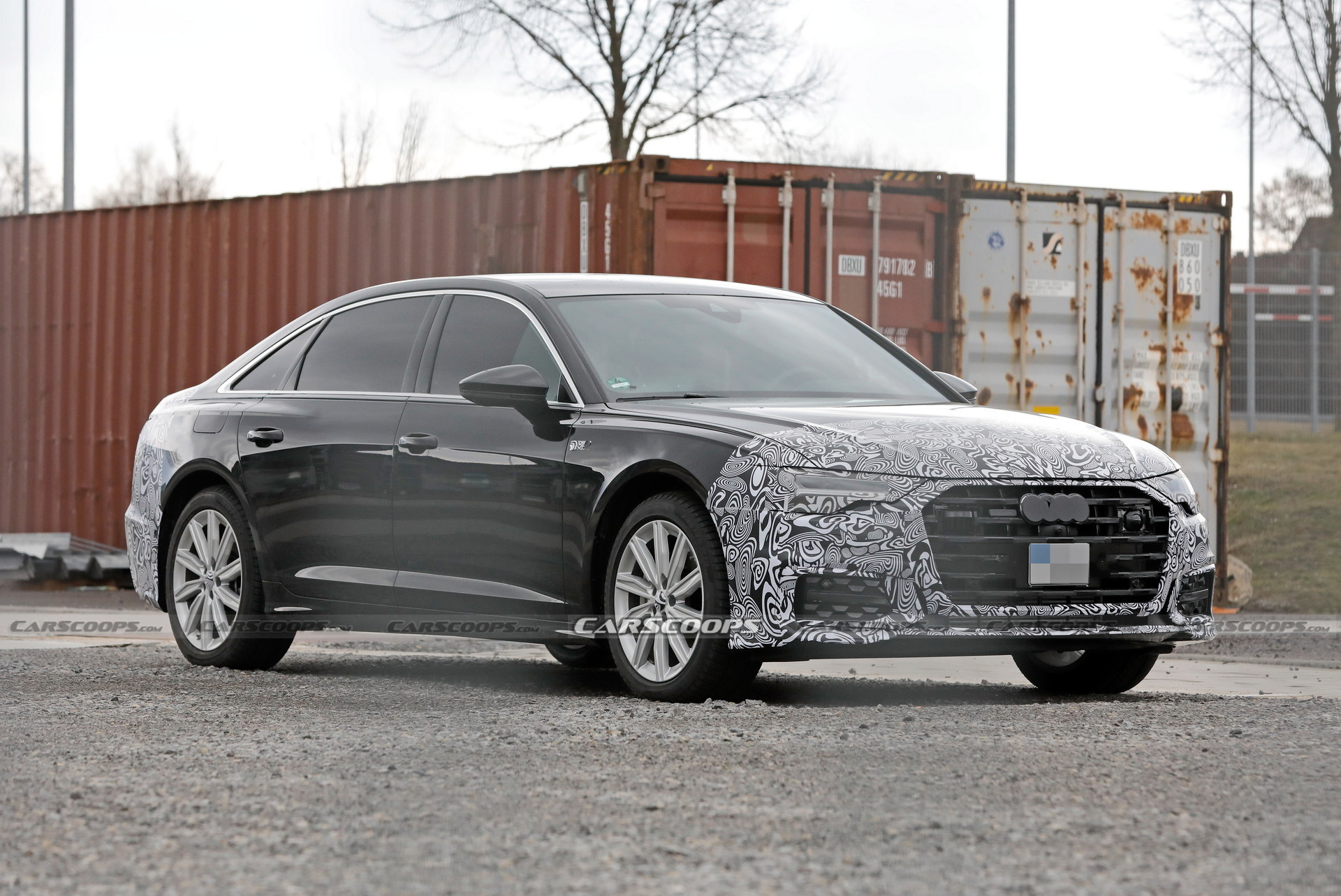 2023 Audi A6 L Facelift Nabbed In Disguise, Plays Spot The Differences (Updated)