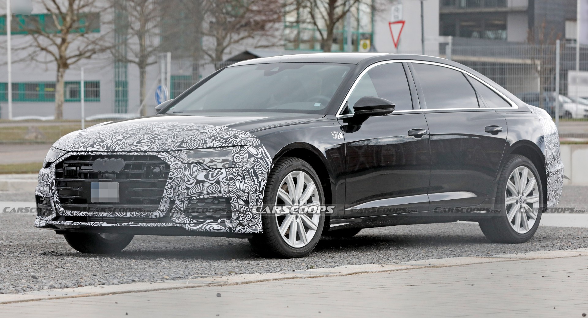 2023 Audi A6 L Facelift Nabbed In Disguise, Plays Spot The
