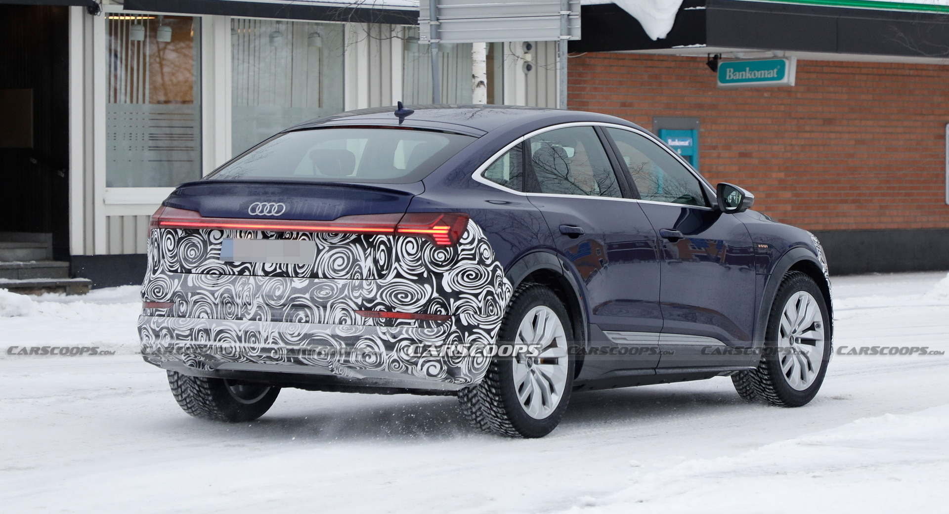 Updated 2023 Audi E-tron Sportback Spotted Wearing Less Camo Than Ever
