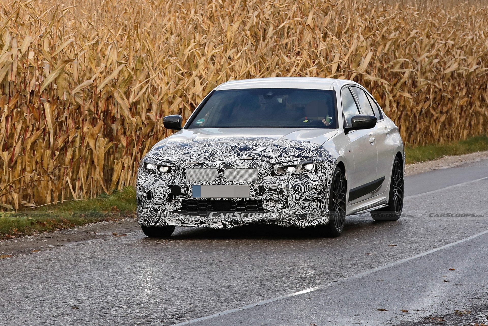Facelifted 2023 BMW 3-Series Spied Wearing M-Performance Parts