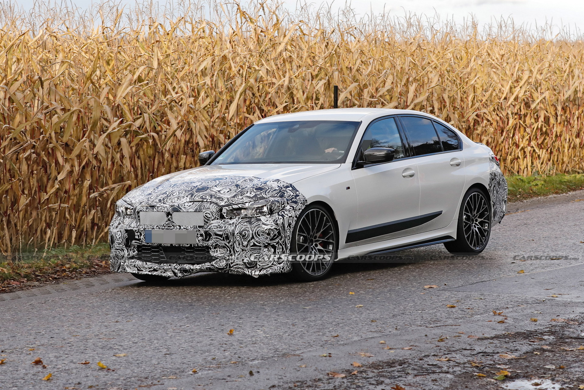 Facelifted 2023 BMW 3-Series Spied Wearing M-Performance Parts