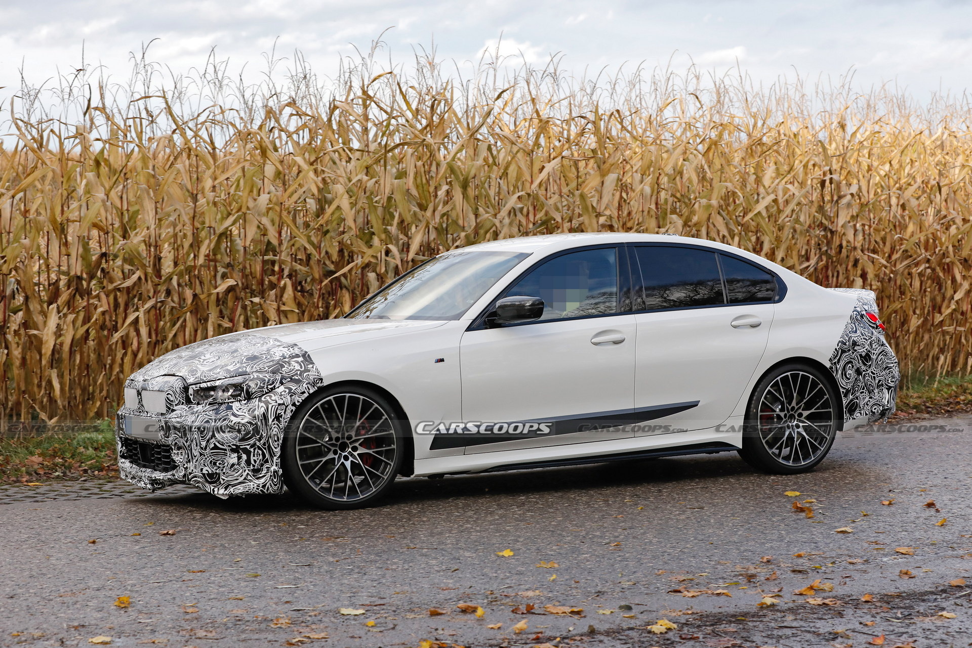 Facelifted 2023 BMW 3-Series Spied Wearing M-Performance Parts