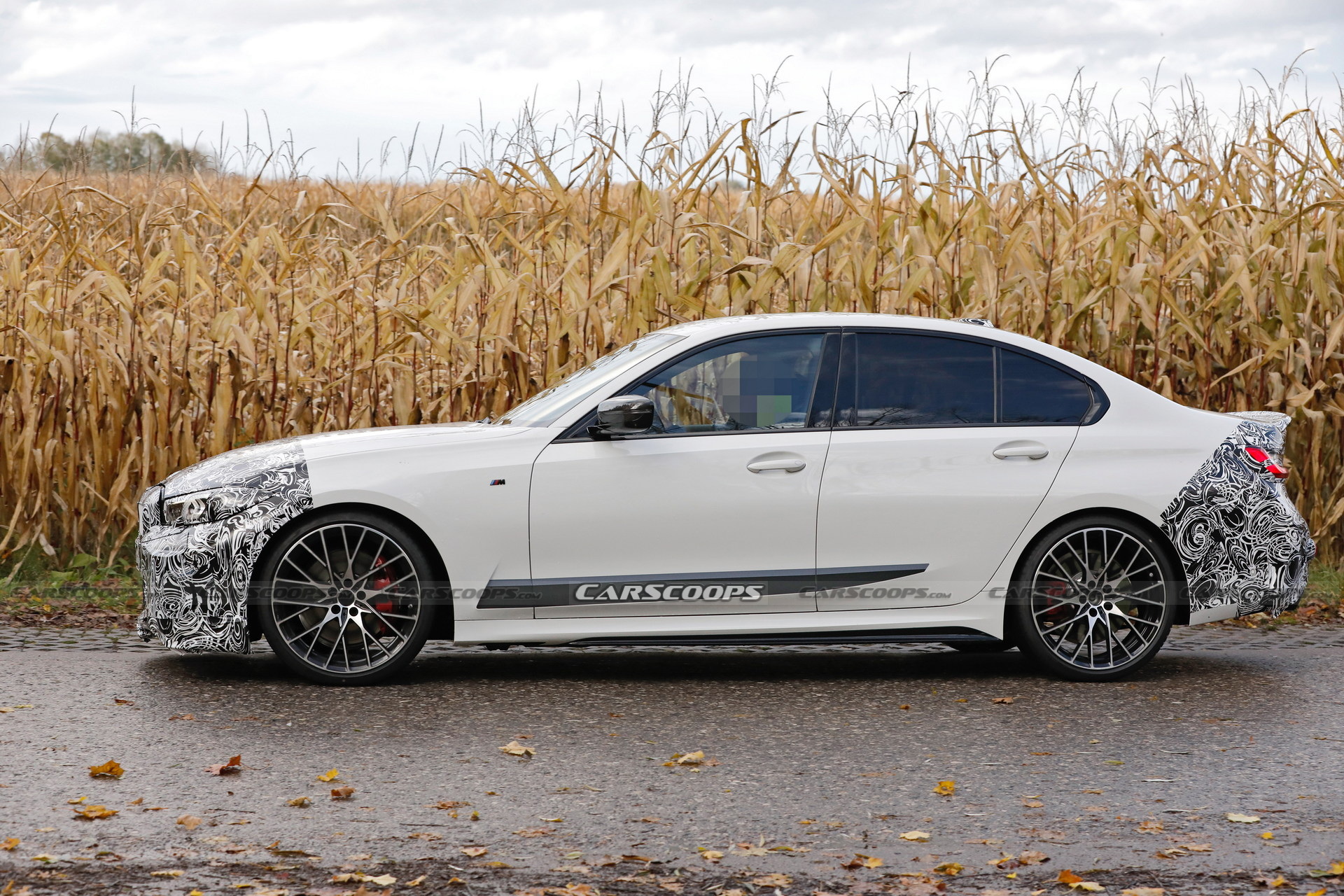 Facelifted 2023 BMW 3-Series Spied Wearing M-Performance Parts