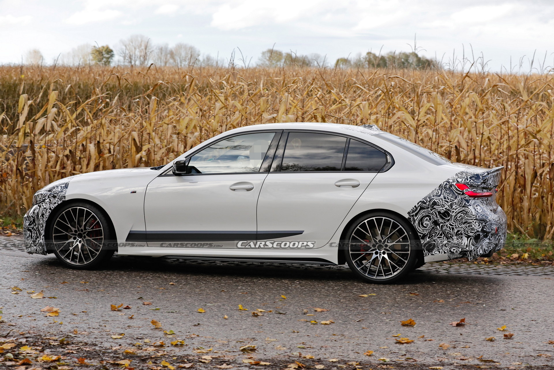 Facelifted 2023 BMW 3-Series Spied Wearing M-Performance Parts